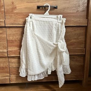 Superdown Wrap MINI Skirt, ordered from REVOLVE. Size small.